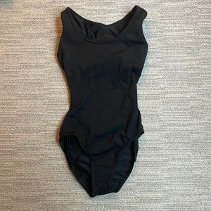 Adult small black leotard Maria